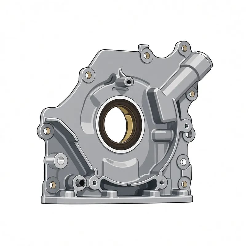 Oljepump, motor