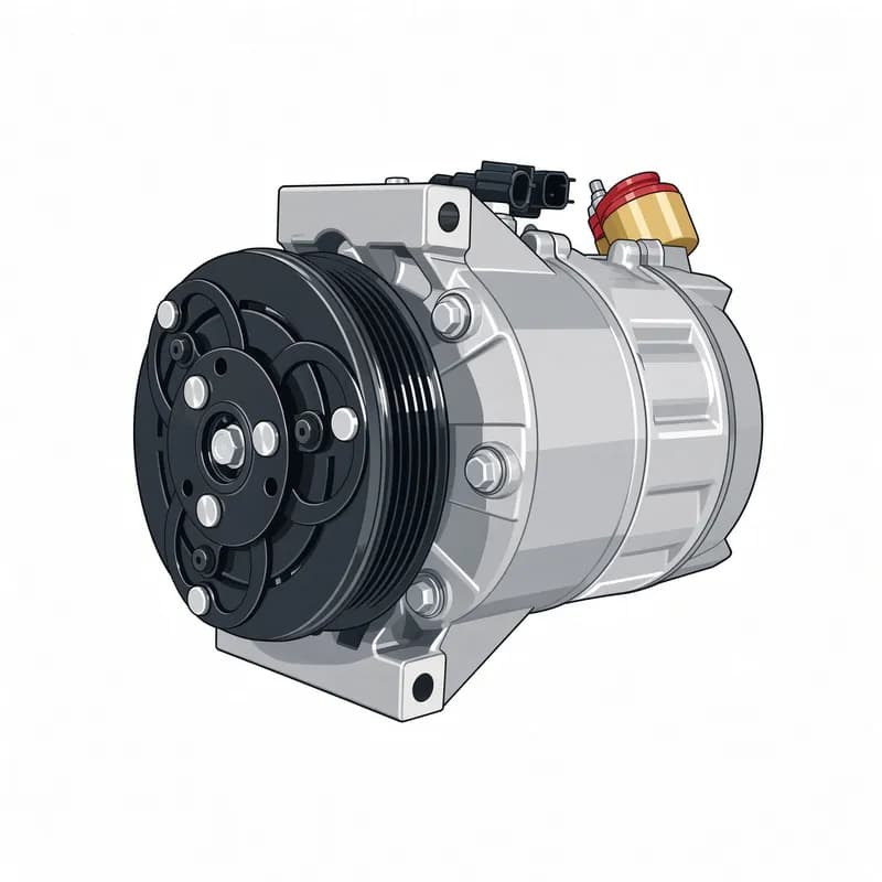 Kompressor, remdriven